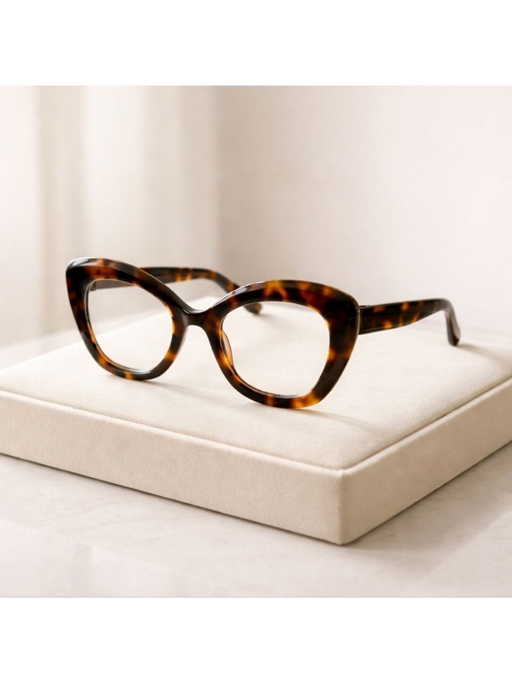 +250 Oversized Tortoise Shell Cat-Eye Reading Glasses